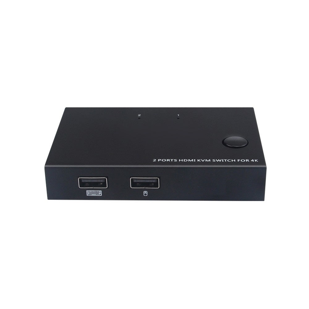 AIMOS 4K HDMI KVM Switch 2x1 - USB Keyboard Mouse Display Synchronization Controller