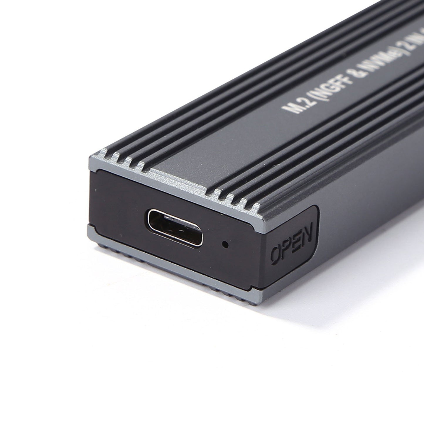 M.2 SSD Enclosure NVMe PCIe & NGFF SATA to USB-C 3.1 Adapter Dual Protocol Case