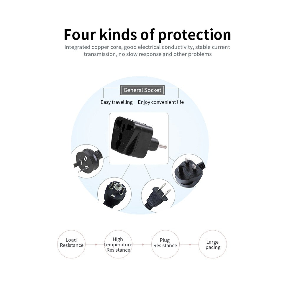 Italian 3-Pin Power Adapter Plug