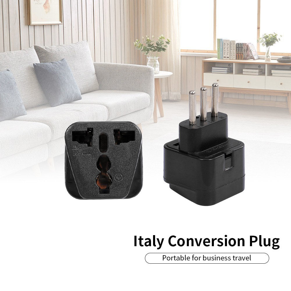 Italian 3-Pin Power Adapter Plug