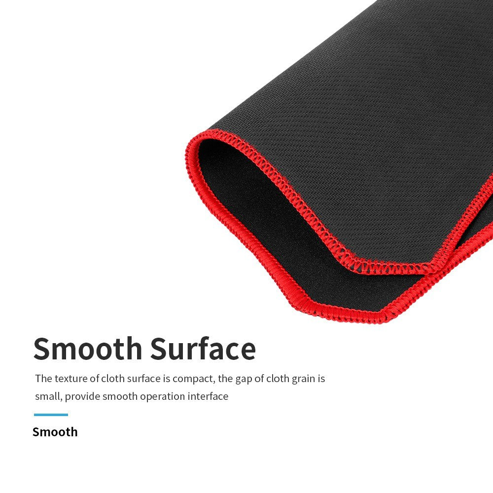 Anti-Skid Gaming Mouse Pad with Locking Edge for Home, Game, Office