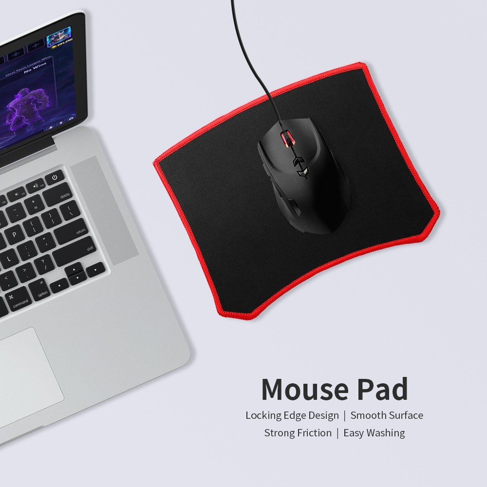 Anti-Skid Gaming Mouse Pad with Locking Edge for Home, Game, Office
