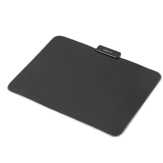 KKmoon RGB Soft Gaming Mouse Pad – 340x245mm, Glowing, Anti-Slip Rubber, Locking Edge