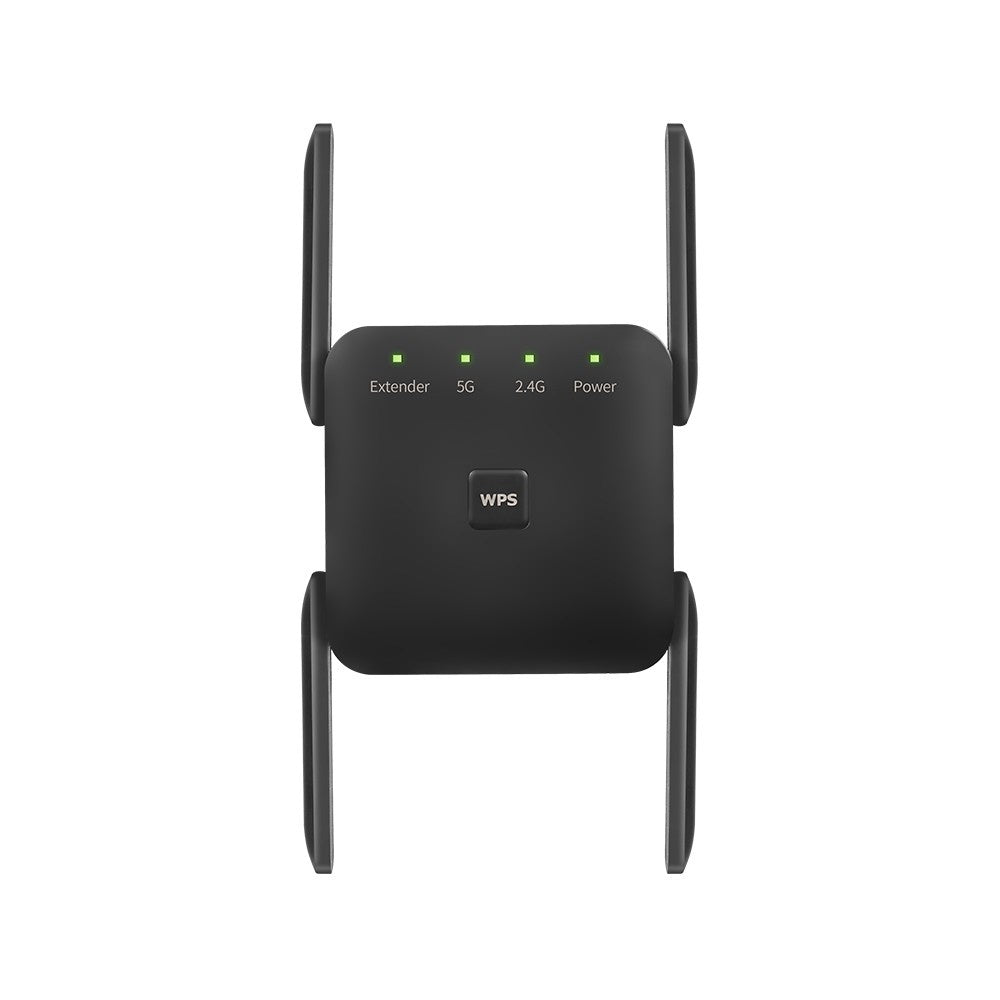 1200Mbps Dual Band WiFi Repeater Signal Booster for Home & Office - EU Plug, White
