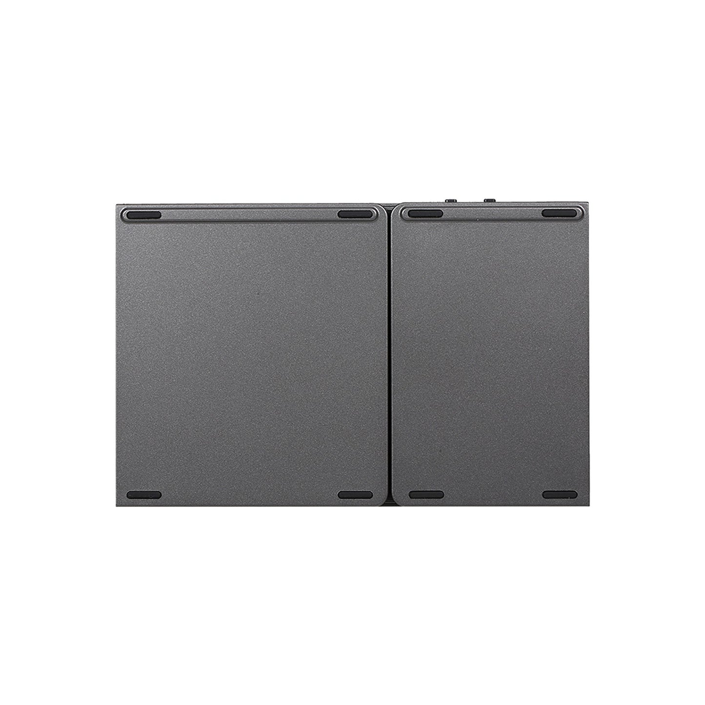 Ultra Slim Wireless Bluetooth Folding Keyboard with Touchpad for Windows/Android/iOS - Grey