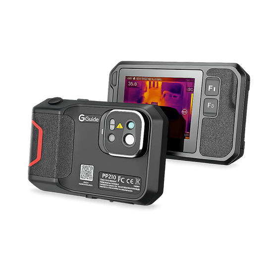 Guide PF210 Thermal Imaging Camera: High-Res, Wide Temp Range, Laser Distance, Wi-Fi, Waterproof for HVAC & Electrical