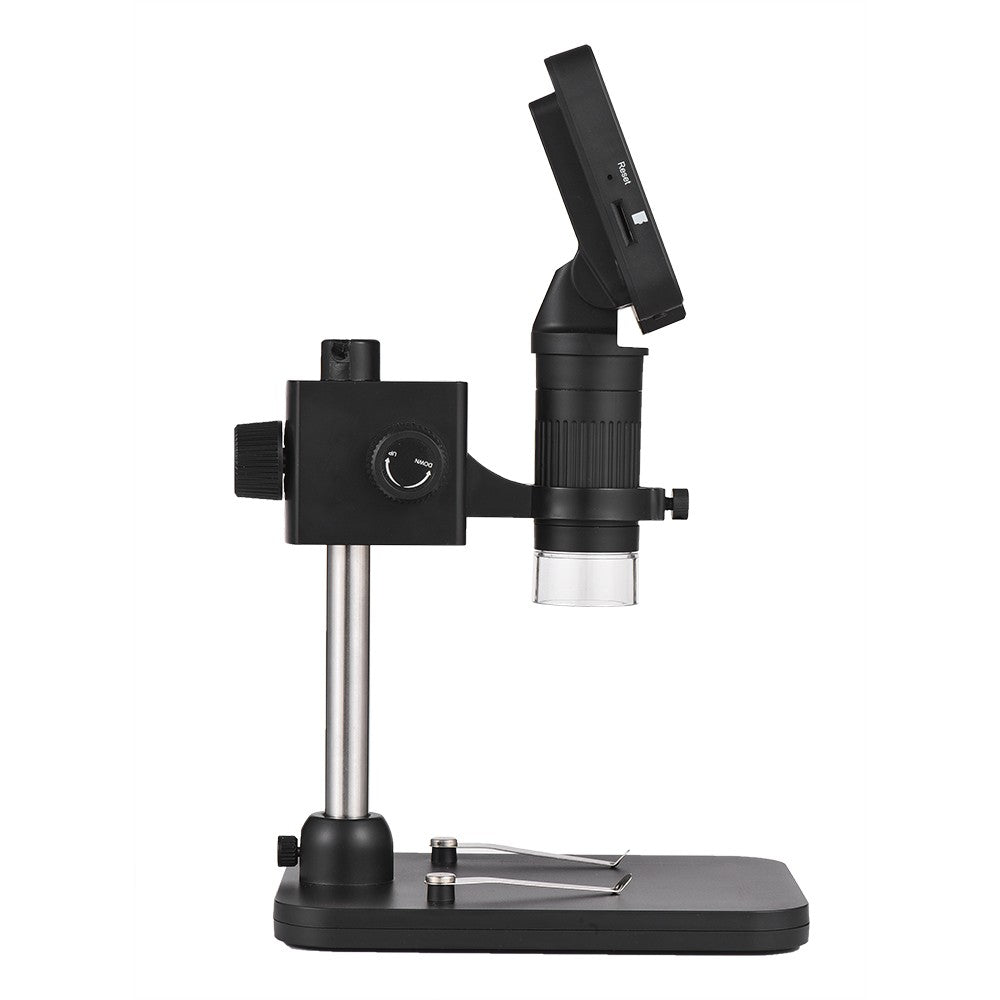 1080P Digital Microscope with Adjustable Brightness, 4.3-inch Large IPS Screen for Plant & Insect Observation