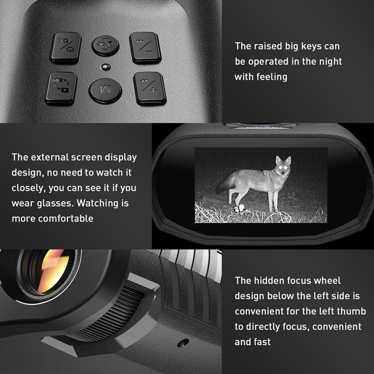 APEXEL 4K HD Digital Night Vision Binoculars - Model APL-NV009