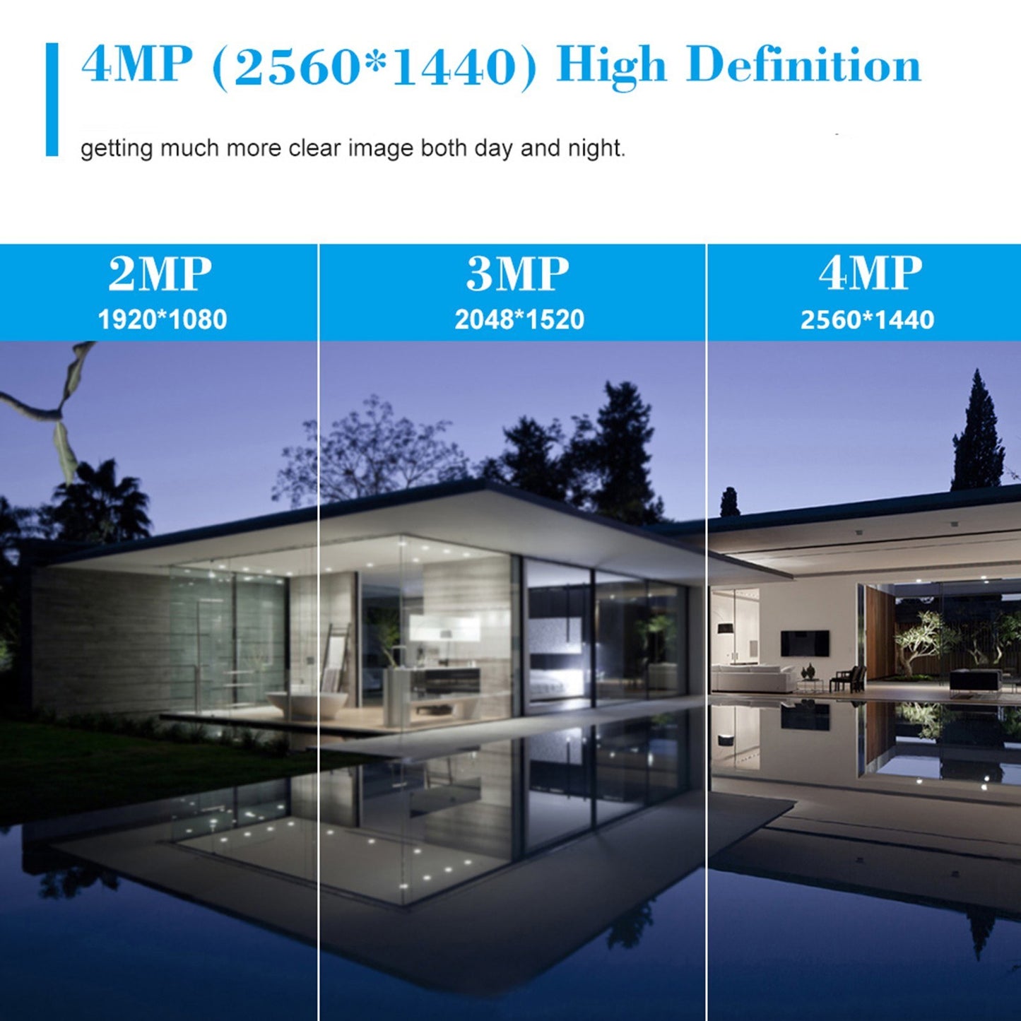 4MP POE IP Security Camera System