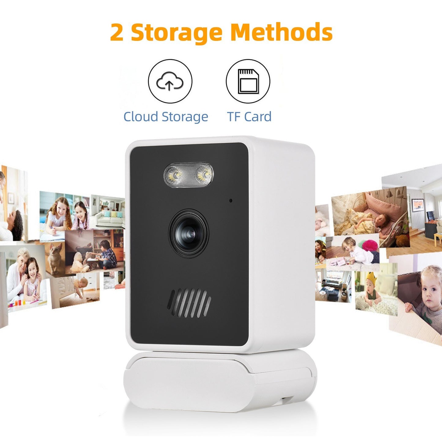 1080P WiFi Indoor Security & Pet Camera with Phone App, 2MP