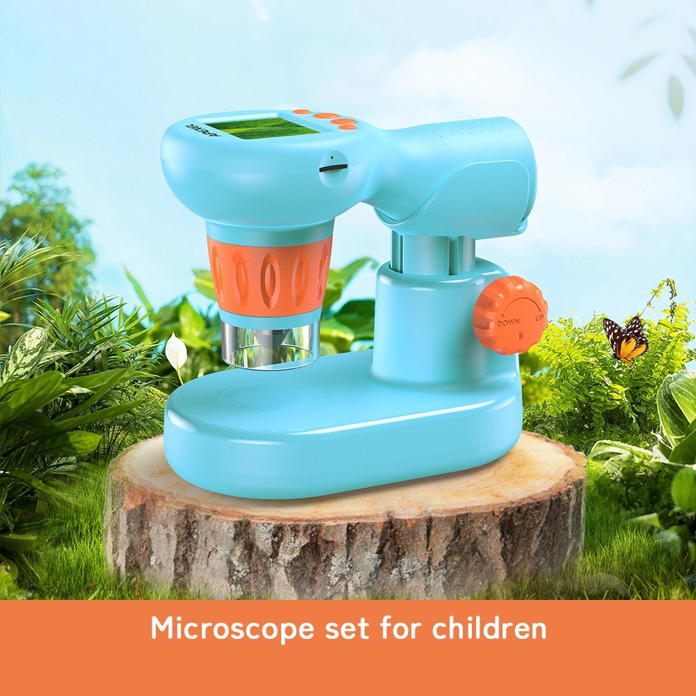 APEXEL Kids Digital Microscope with Camera - APL-MS201 Handheld Model
