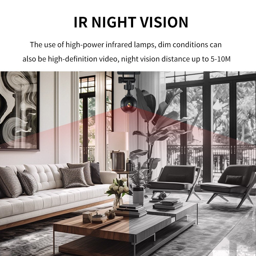 1080P Mini WiFi Smart Wireless Monitor Camera