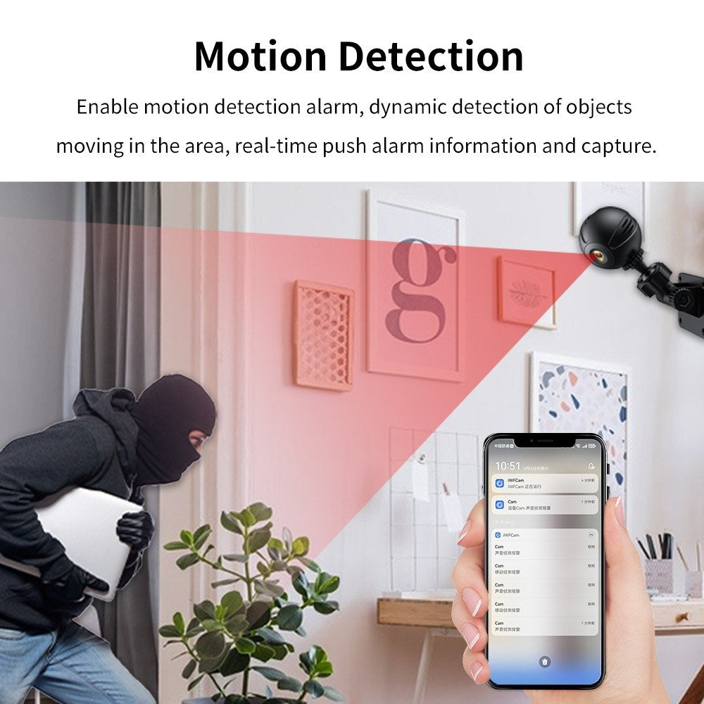 1080P Mini WiFi Smart Wireless Monitor Camera