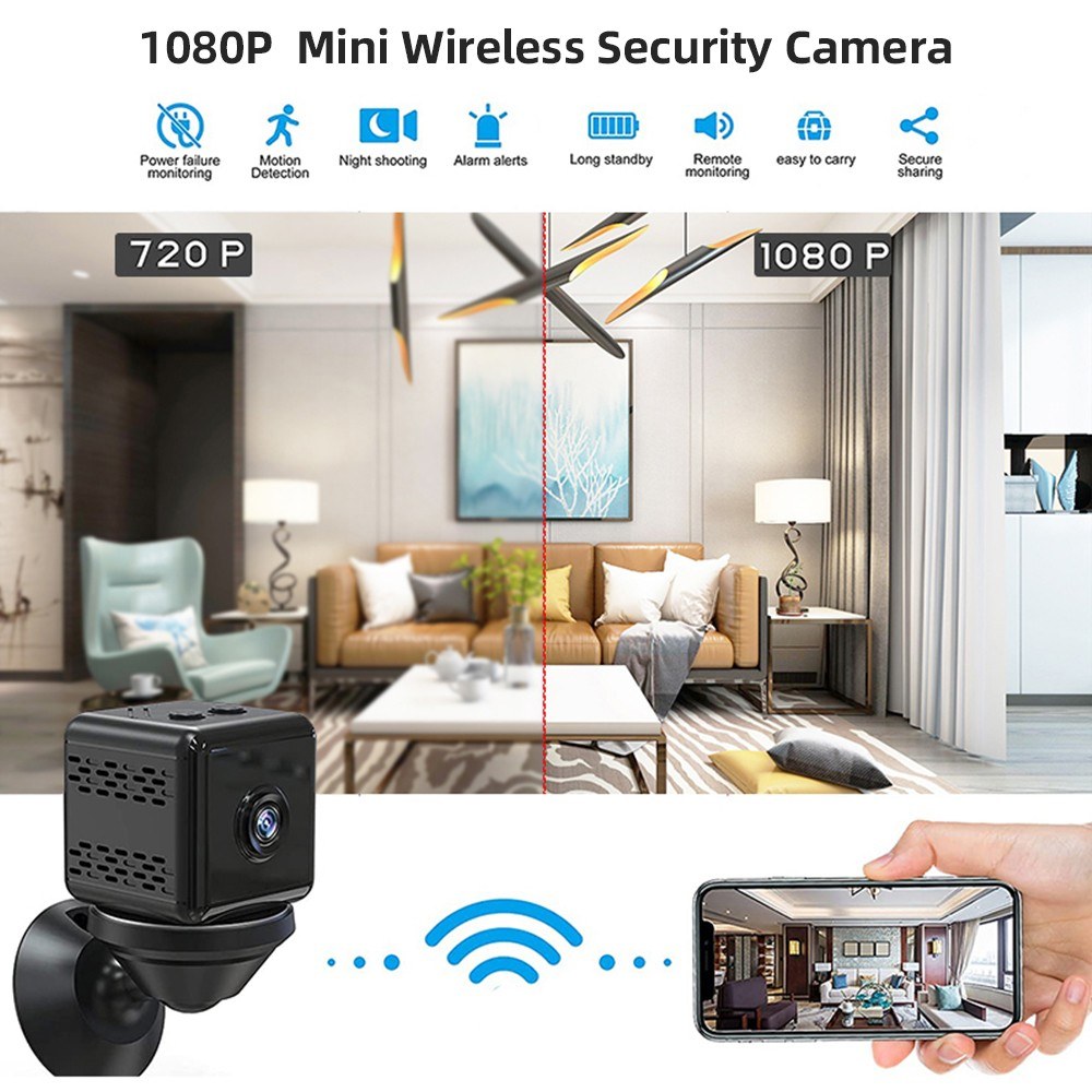 1080P X6D Mini Wireless Smart Video Camera Monitor