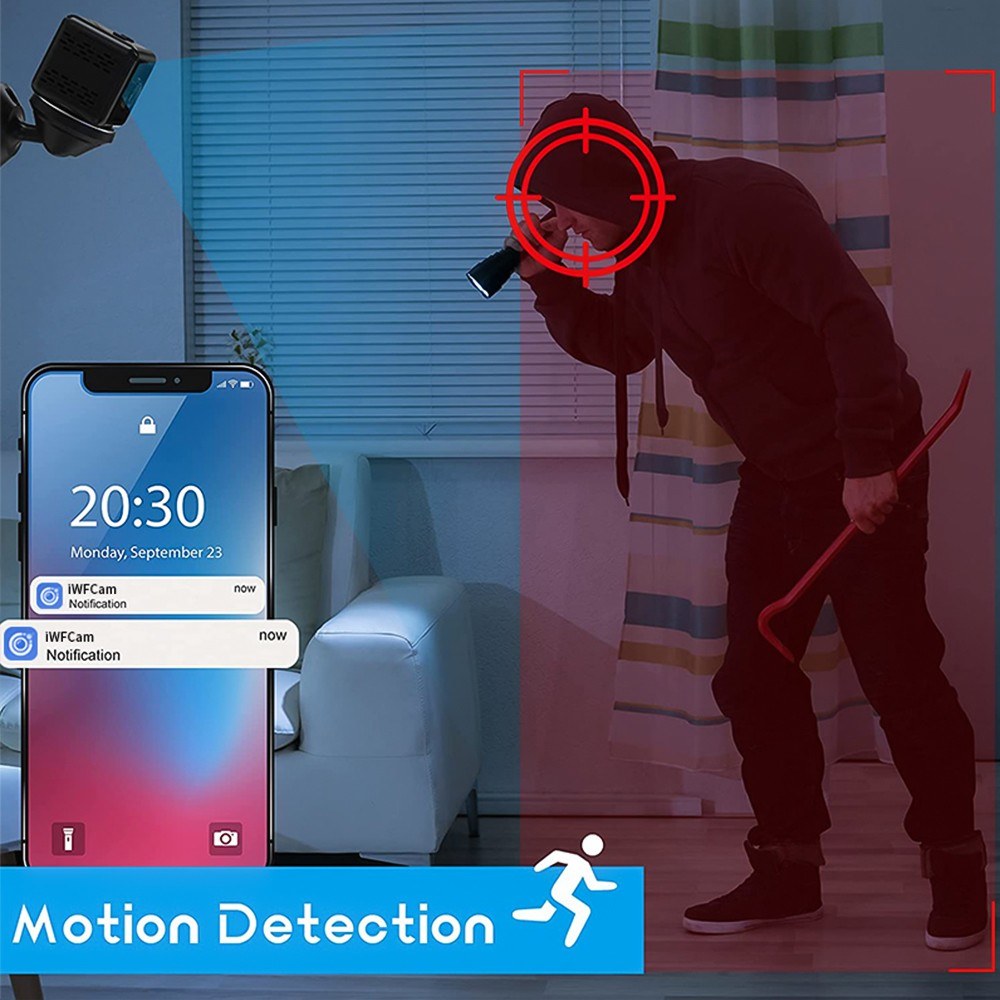 1080P X6D Mini Wireless Smart Video Camera Monitor