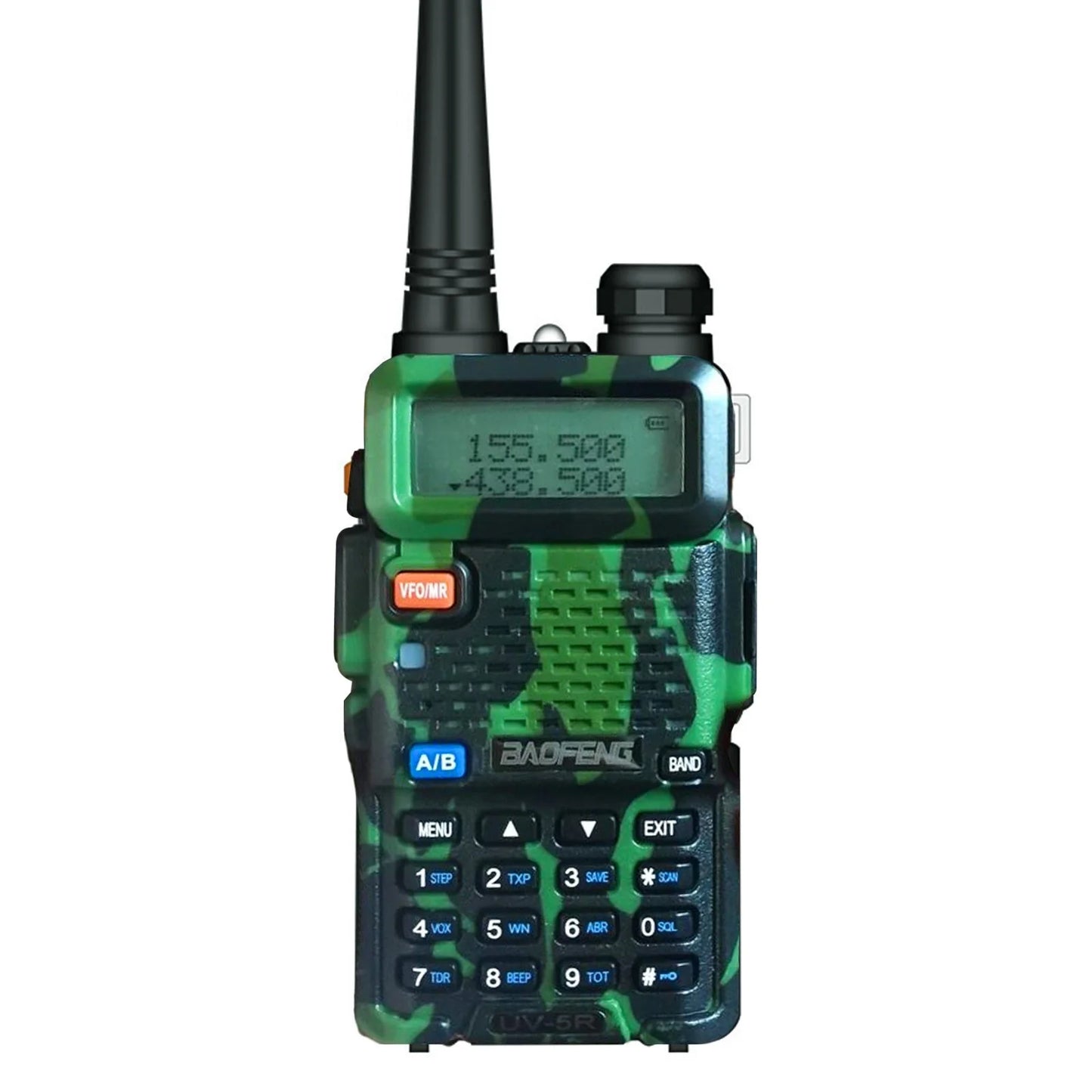 BAOFENG BF-UV5R Dual Band Handheld FM Transceiver, 128CH Amateur Radio, Long Standby, Black