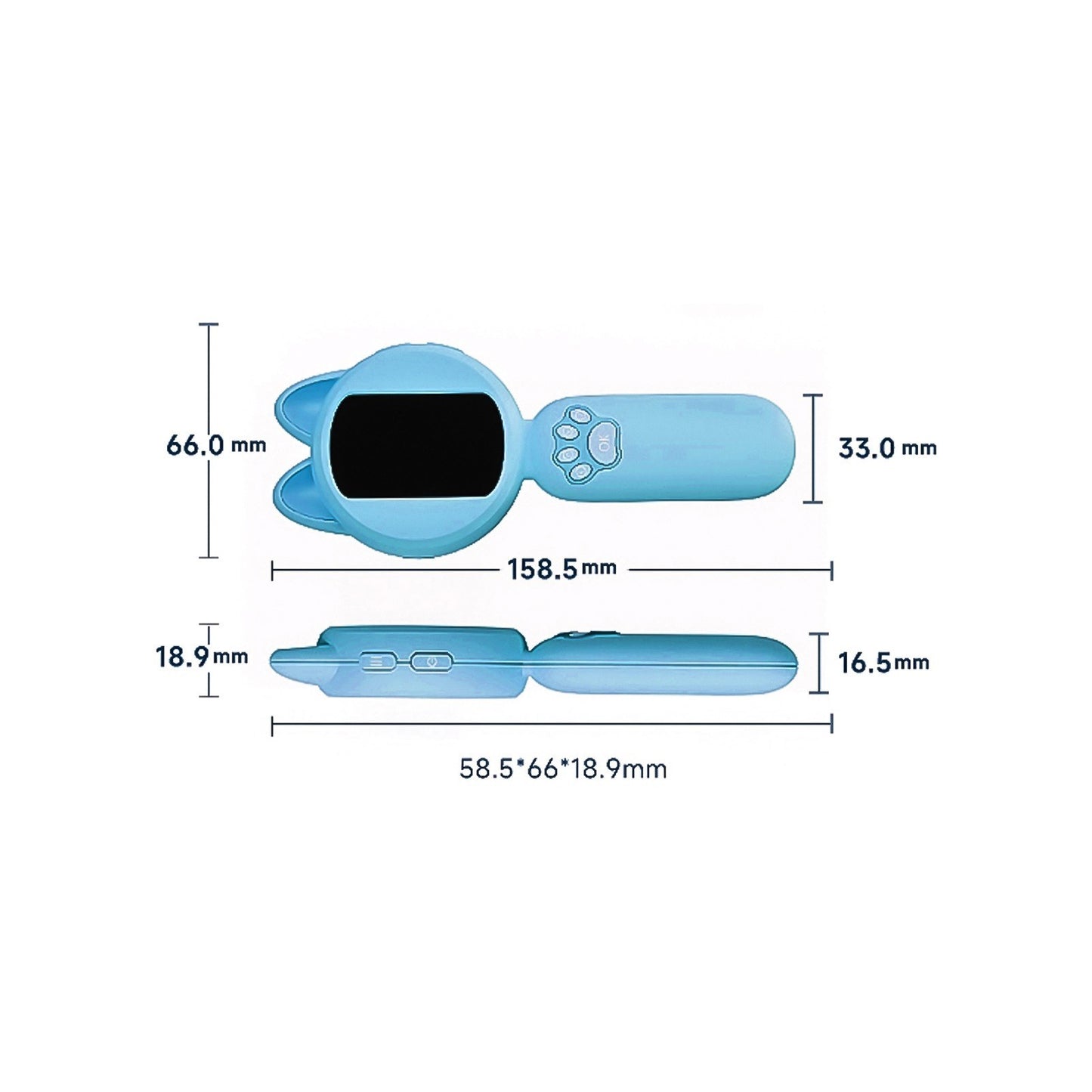 HM020B Kids Digital Magnifying Glass, 2.0 IPS Screen, 4X Zoom, 16MP Camera, LED Lights, Age 3+