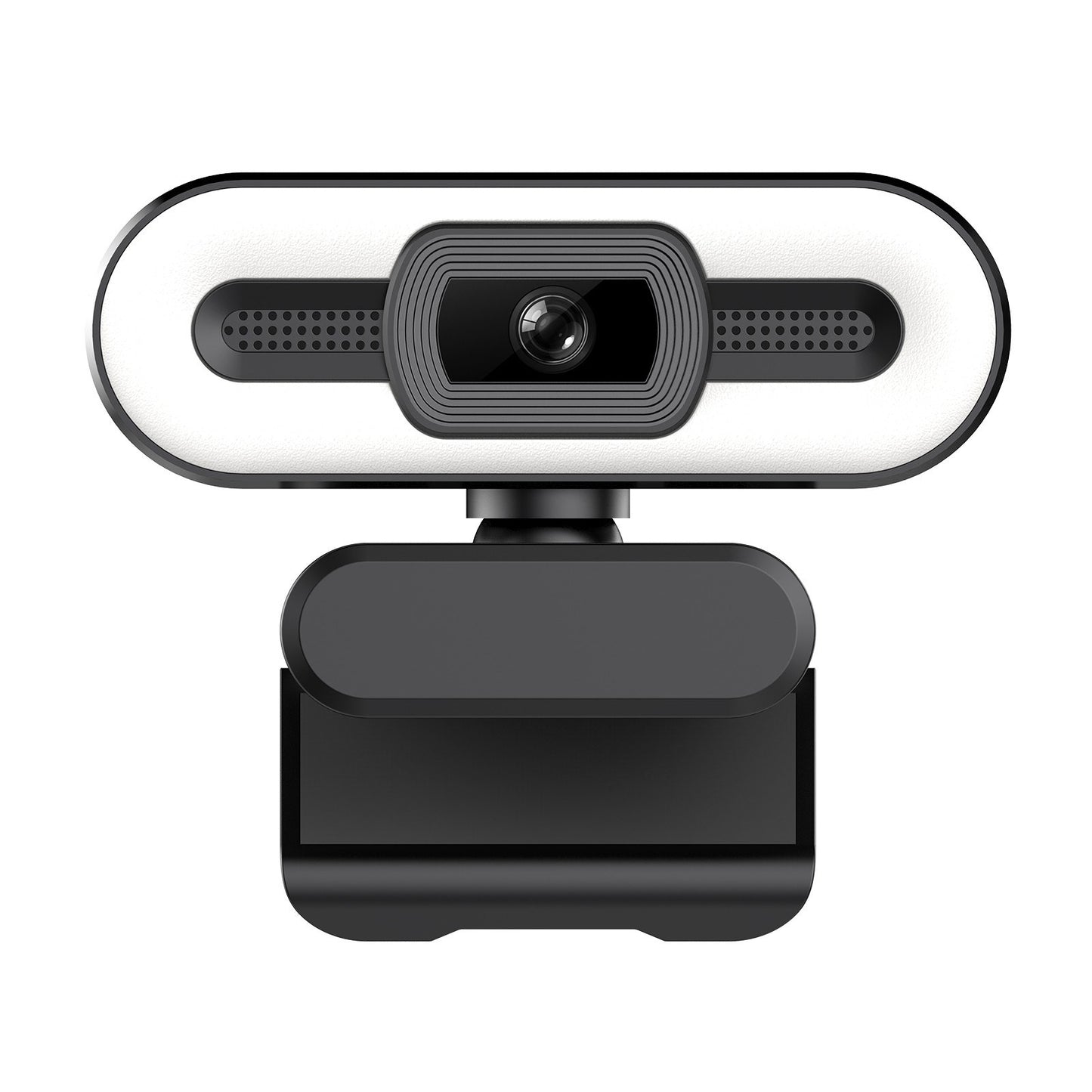 4K USB Webcam with Built-in Microphone and Lighting