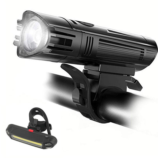 USB Rechargeable Bicycle Lamp - HJ-057 Mountain Bike Night Warning Light