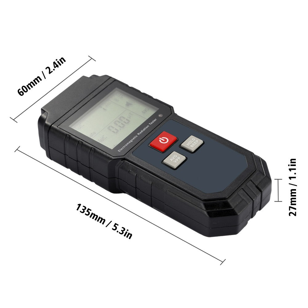 Handheld Digital Radiation Tester with LCD, Sound, and Light Alarm