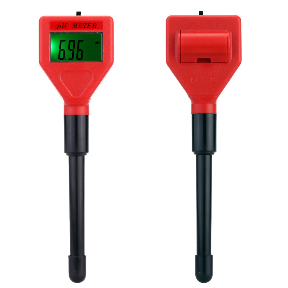 Rechargeable pH Meter with Electrode & Backlit LCD for Industry & Household Water Testing