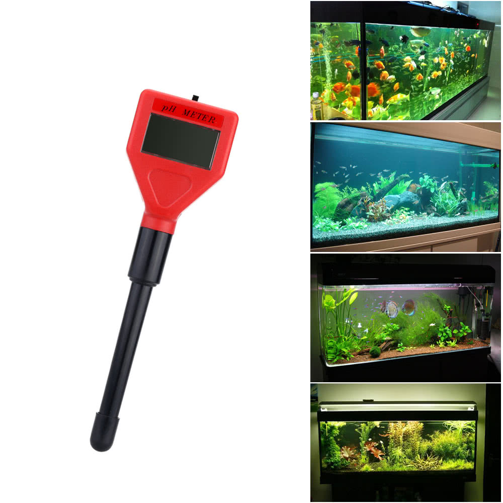Rechargeable pH Meter with Electrode & Backlit LCD for Industry & Household Water Testing