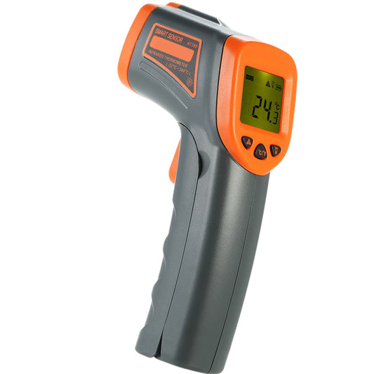 Portable Handheld Digital Infrared Thermometer: SMART SENSOR -32～380℃ 12:1 Non-Contact