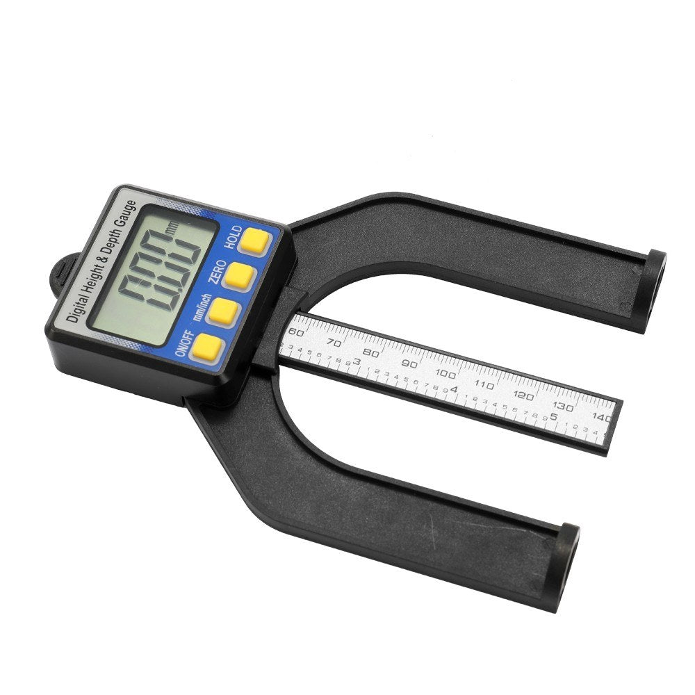High-Precision LCD Digital Slide Caliper with 0-85mm Range and Magnetic Base