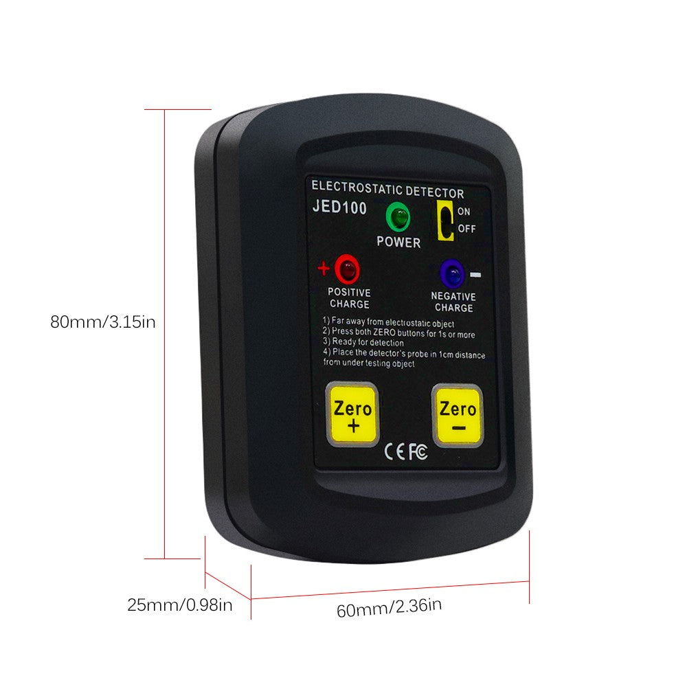Portable Palm-Size Electrostatic Detector & Analyzer 100V~20KV ESD Test Meter
