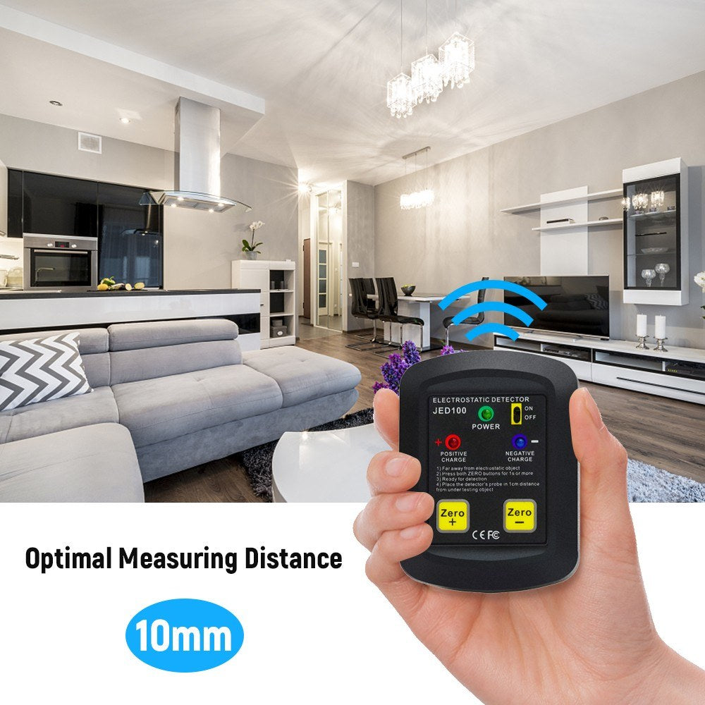 Portable Palm-Size Electrostatic Detector & Analyzer 100V~20KV ESD Test Meter