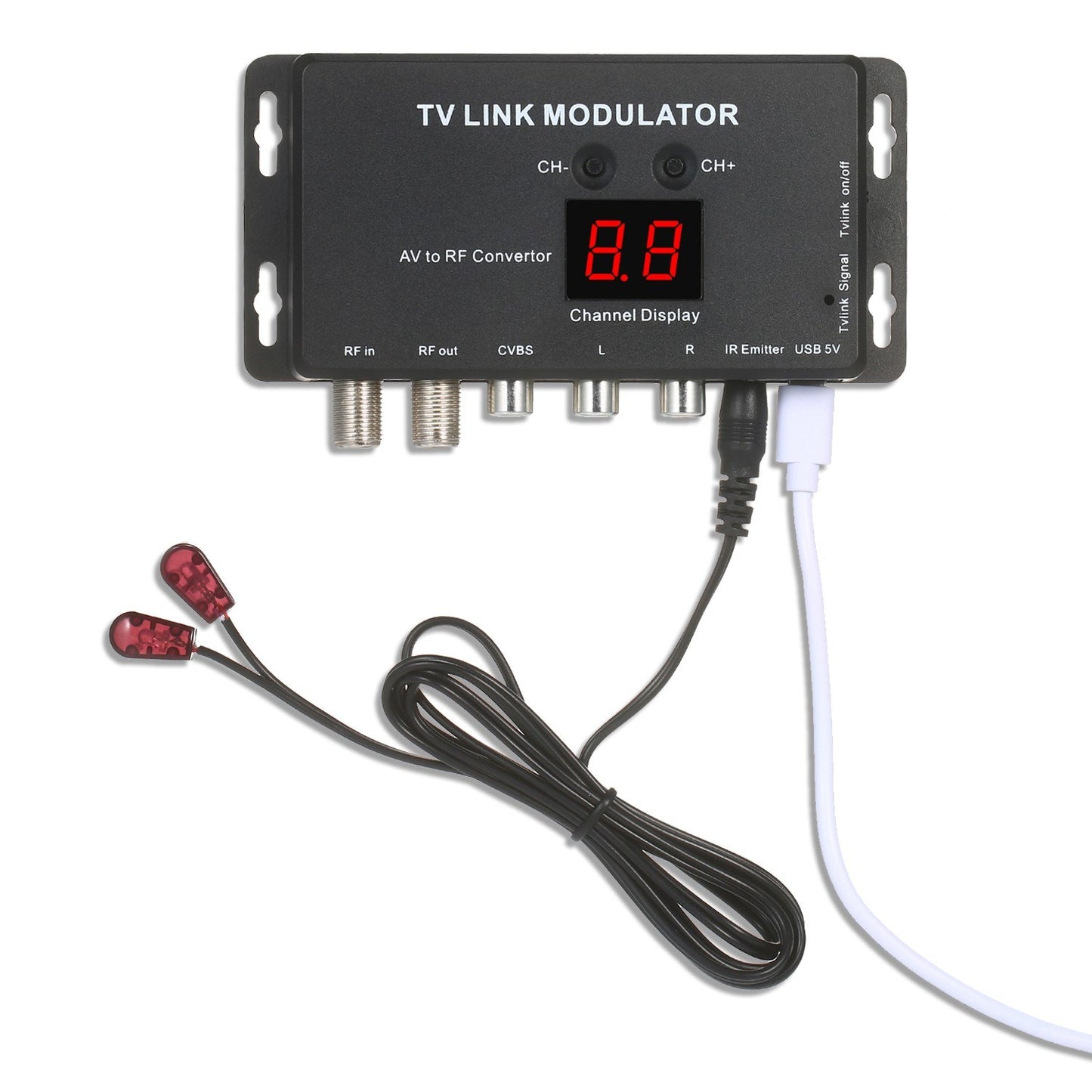 TVLINK AV to RF Modulator & IR Extender Converter