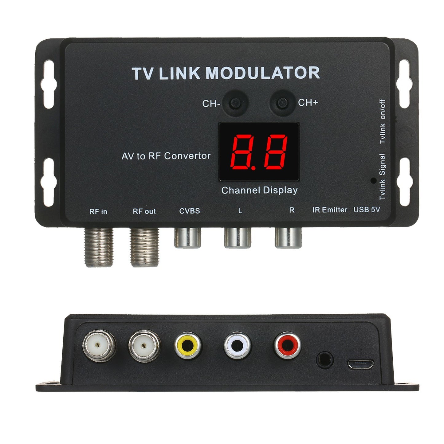 TVLINK AV to RF Modulator & IR Extender Converter