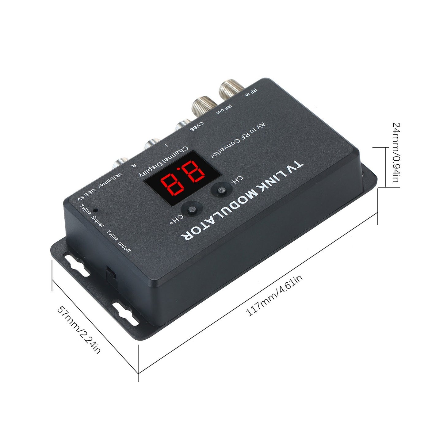 TVLINK AV to RF Modulator & IR Extender Converter