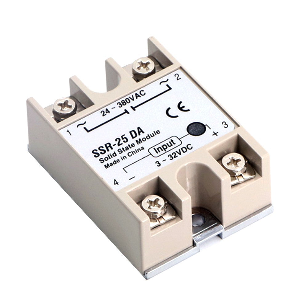REX-C100 Intelligent Temperature Controller Set: SSR Output, SSR-25 DA, M6 1M Cable, 3Pcs