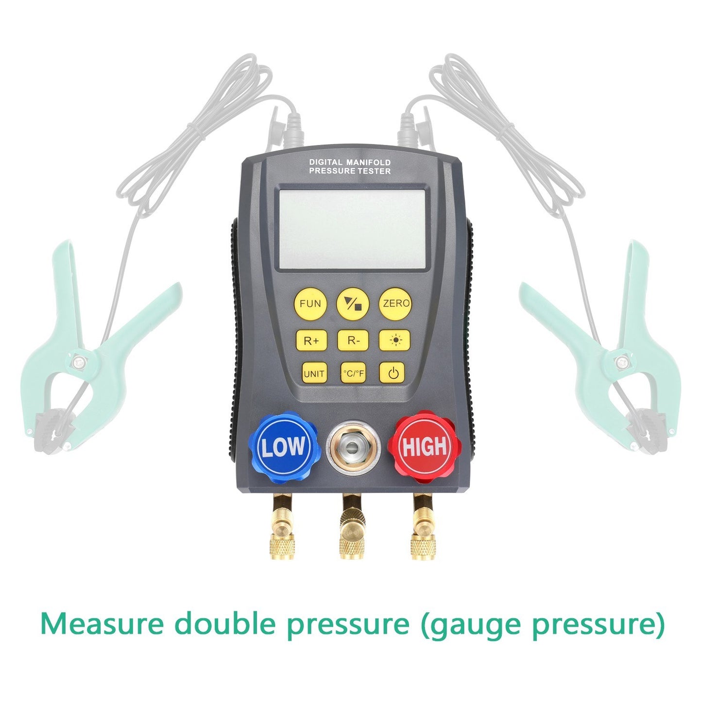 Digital HVAC Vacuum Pressure Gauge and Manifold Tester