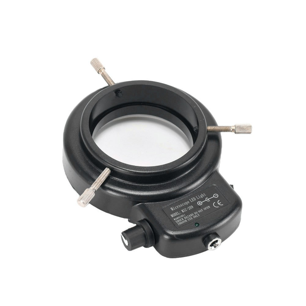 Adjustable 144 LED Ring Light with Dimmer for Stereo Microscopes and Cameras