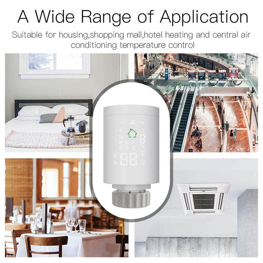 Tuya ZIGBEE3.0 Smart Thermostatic Radiator Valve with Alexa Voice Control