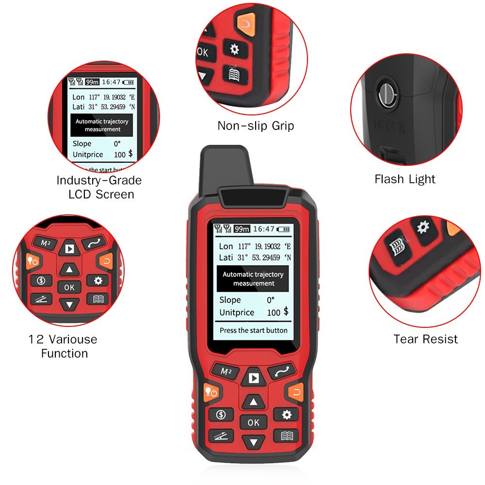 Handheld GPS USB Area Calculation & Navigation Meter