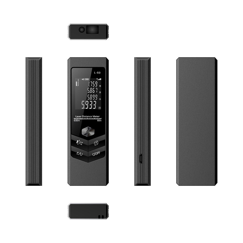 Portable Digital Laser Rangefinder Mini Distance Meter for Area & Volume Measurement