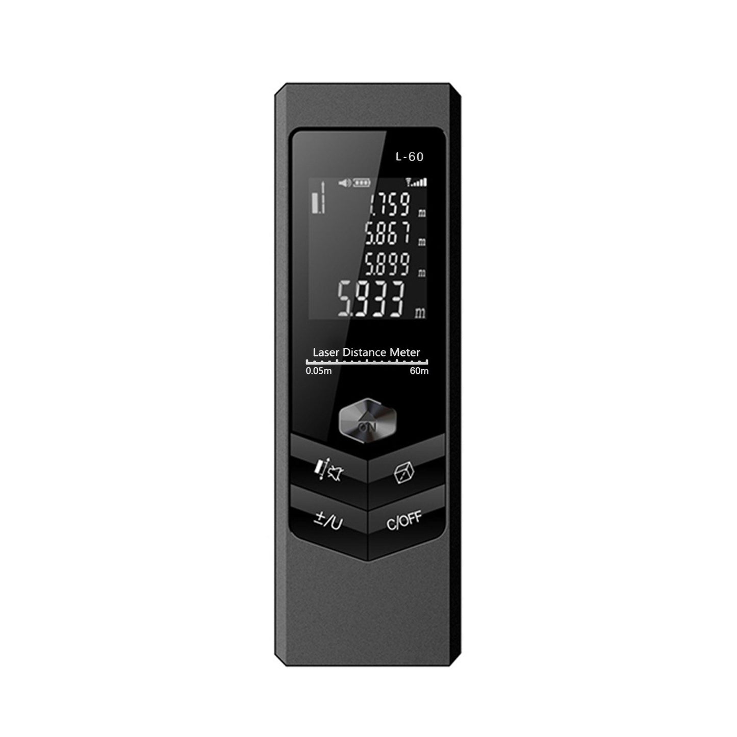 Portable Digital Laser Rangefinder Mini Distance Meter for Area & Volume Measurement