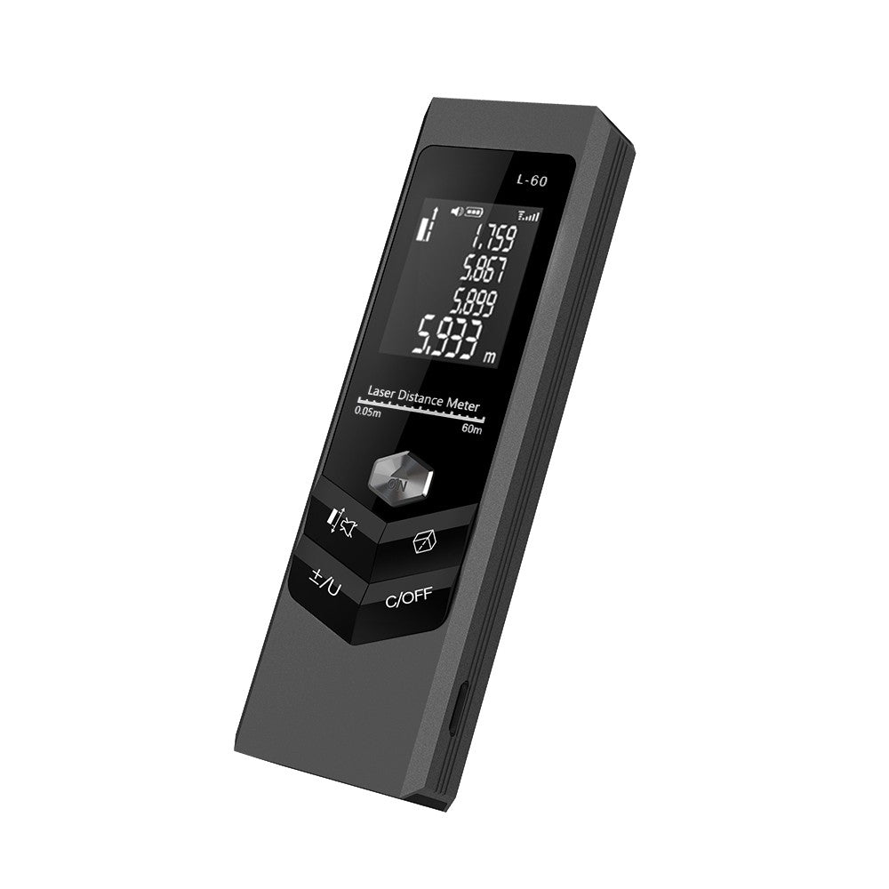 Portable Digital Laser Rangefinder Mini Distance Meter for Area & Volume Measurement