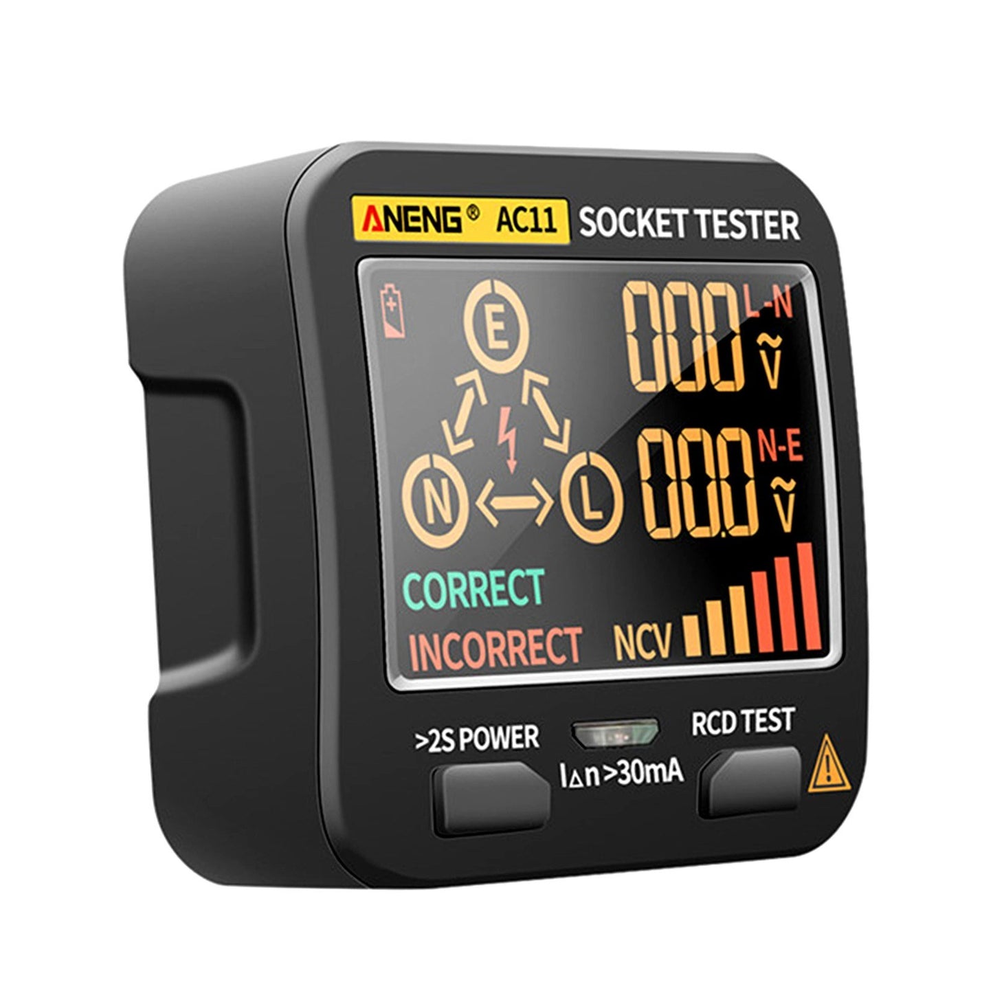 ANENG AC11 LCD Socket Tester & Electric Leakage Detector