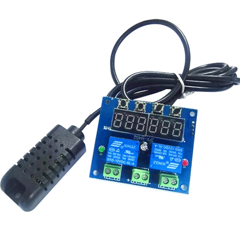 ZFX-M452 Digital Humidity & Temperature Controller - Automatic Thermostat & Humidistat Module