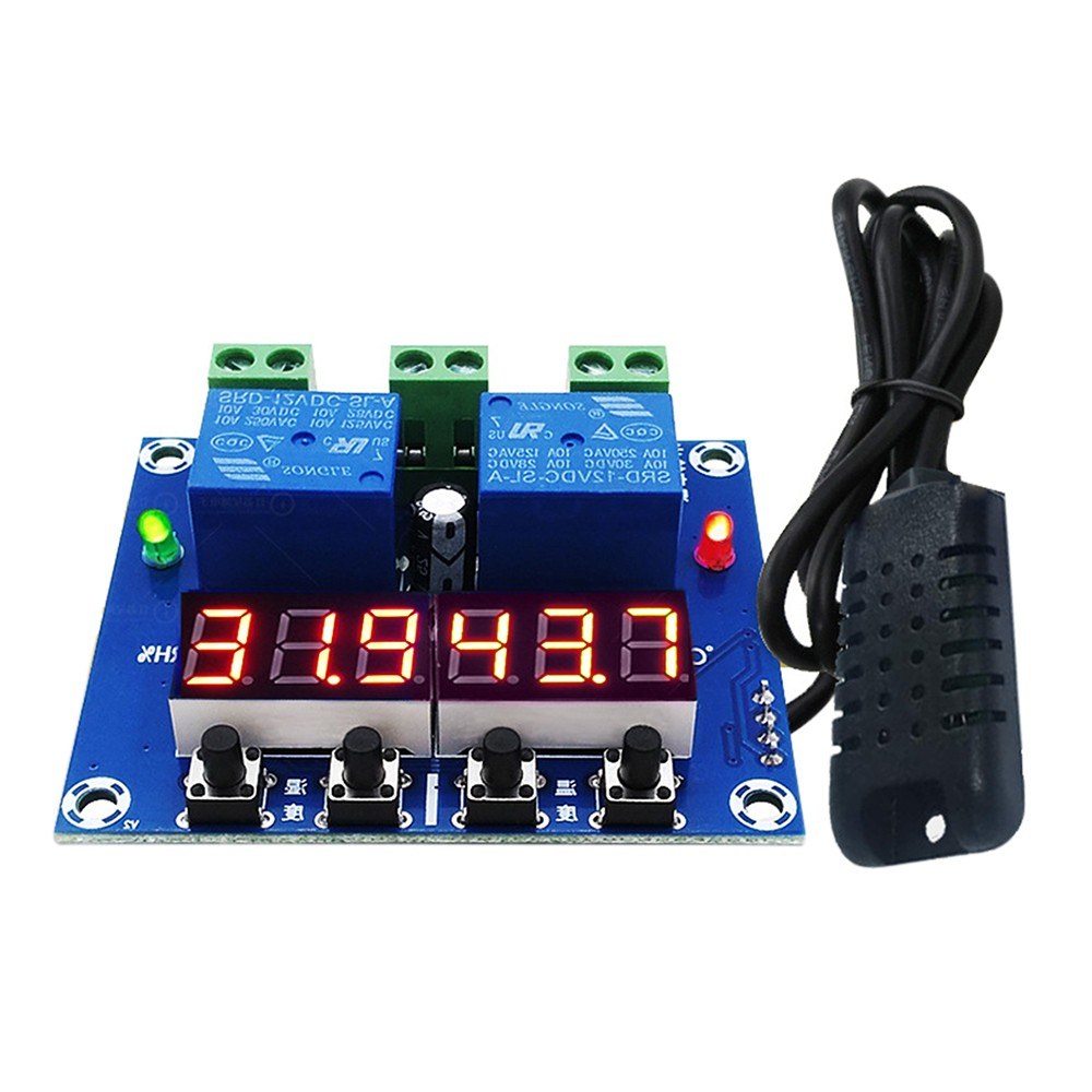 ZFX-M452 Digital Humidity & Temperature Controller - Automatic Thermostat & Humidistat Module