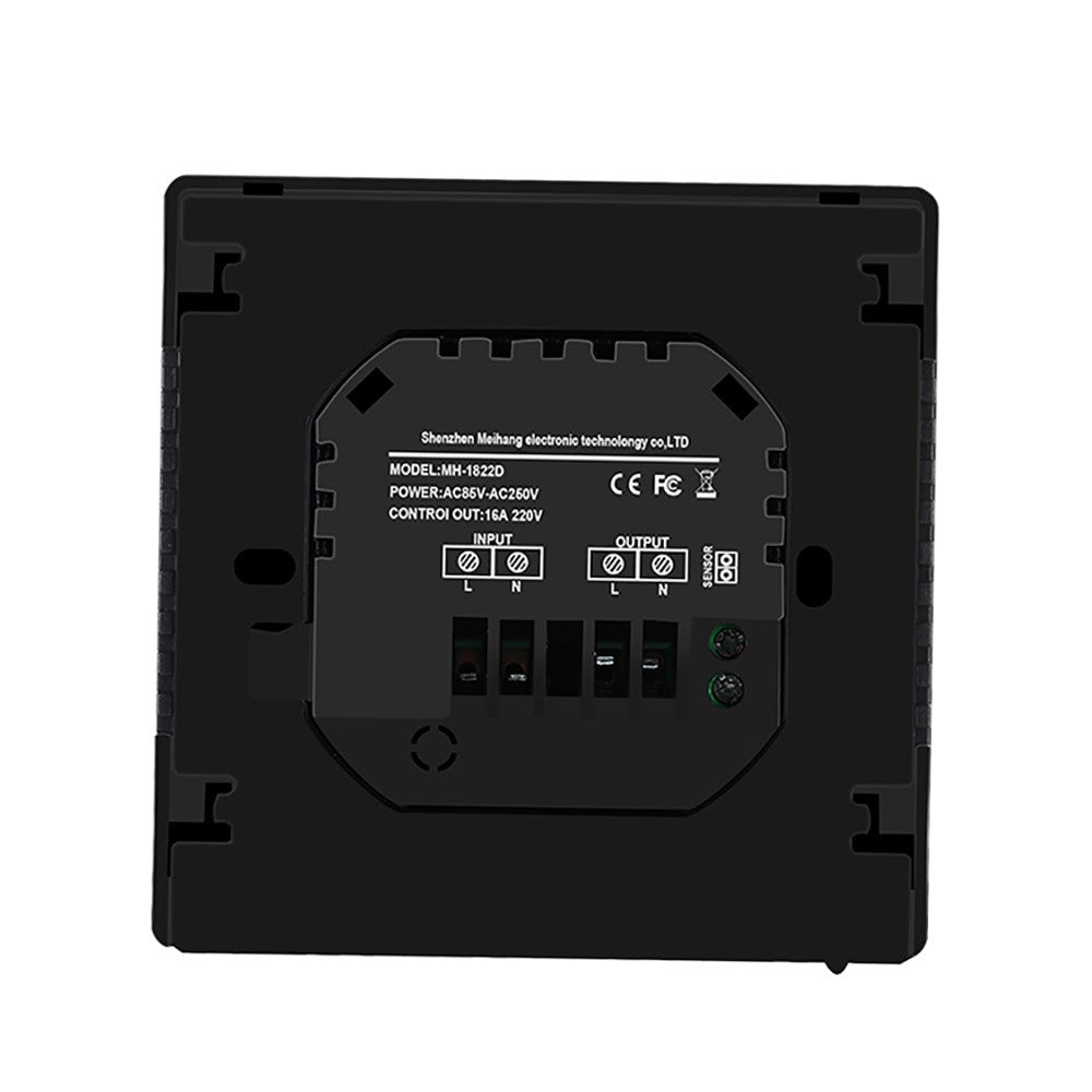 Programmable Smart LCD Touchscreen Thermostat for Home Electric Floor & Water Heating Systems, 85-250V Temperature Controller
