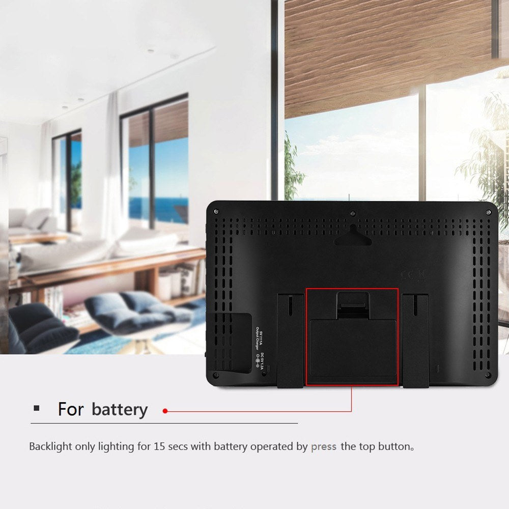 3-in-1 Wireless Weather Station: Indoor Outdoor Thermometer, Hygrometer & Barometer