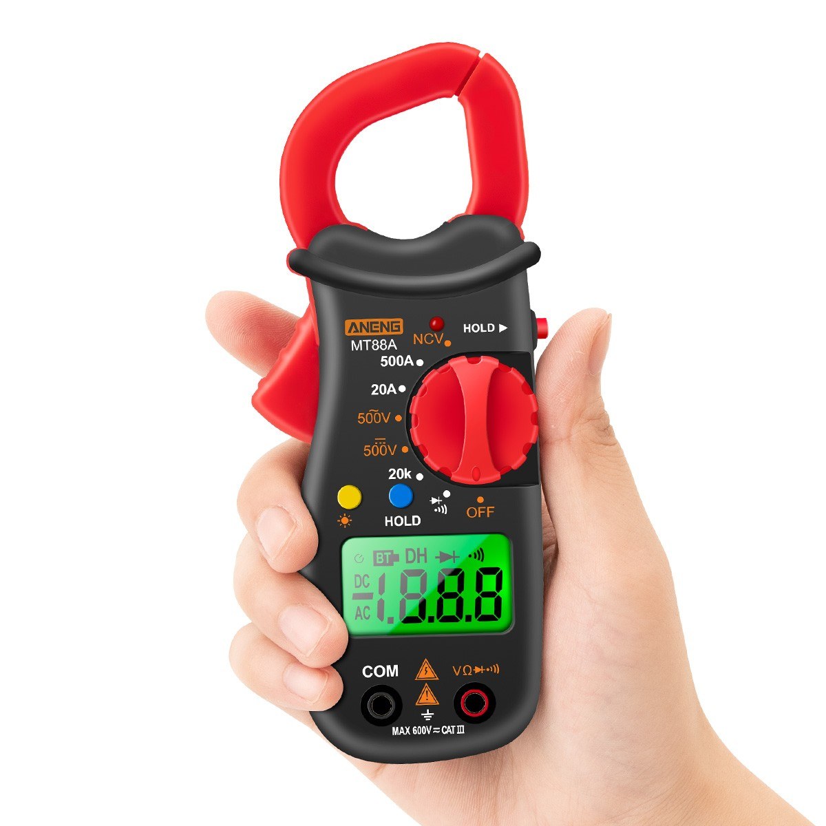 ANENG MT88A Digital Clamp Meter Multimeter LCD Universal Tester