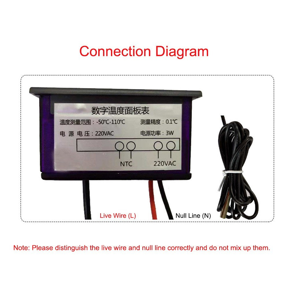 ZFX-900 Digital Temperature Display Panel for Refrigerator and Deep Freeze