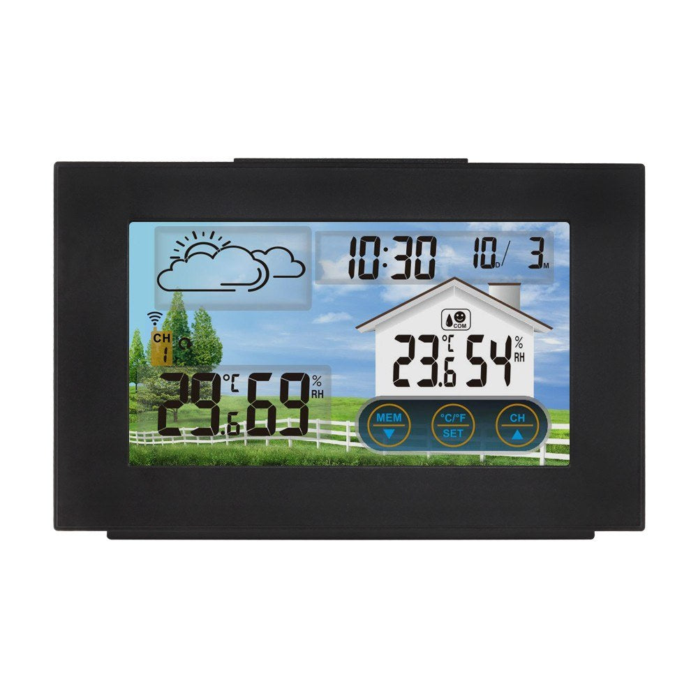 Indoor Outdoor Wireless Weather Station with Thermometer, Hygrometer & Sensor