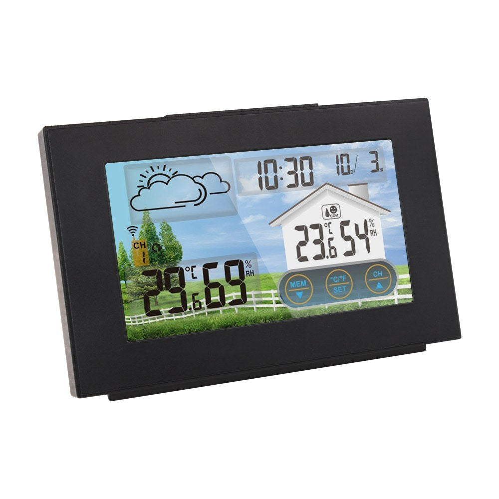 Indoor Outdoor Wireless Weather Station with Thermometer, Hygrometer & Sensor